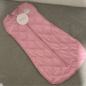 Dreamland Baby RT: $100 Weighted Quilted Sleep Swaddle 0-6 months dusty Rose